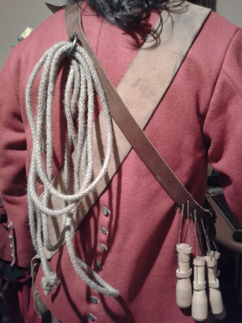 English Civil War Bandolier With Iron Ring Bandoliers For The 17th